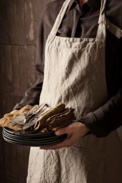 Ferm LIVING Hale Schürze, Sandfarben -Dekohaus Verkauf 07 c 11896