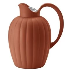 Georg Jensen Bernadotte Thermoskanne, 1 L, Terracotta