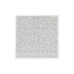 Arabia Mainio Sarastus Serviette, 33 cm, 20 Stück, Schwarz-Weiß