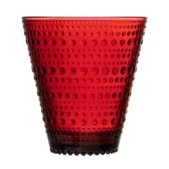 Iittala Becher Kastehelmi 30 Cl, 2 Stück, Cranberry