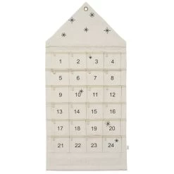 Ferm LIVING Star Adventskalender, Sand