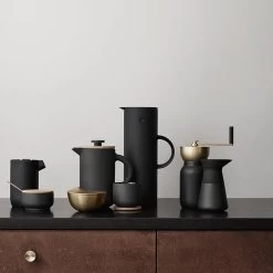 Stelton Milchkännchen Theo, Schwarz -Dekohaus Verkauf 14Stelton iso HV