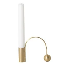 Ferm LIVING Kerzenhalter Balance, Messing