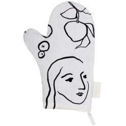 Ofenhandschuh Onnenmaa, Weiß
