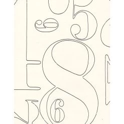 2+3 Tapete, Weiß/schwarz