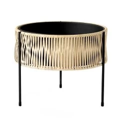 Menu Umanoff Pflanzgefäß, 32,5 Cm, Schwarz – Rattan