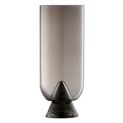 AYTM Glacies Vase, M, Schwarz