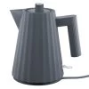 Alessi Plissé Wasserkocher, 1 L, Grau