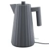 Alessi Wasserkocher Plissé 1,7 L, Grau