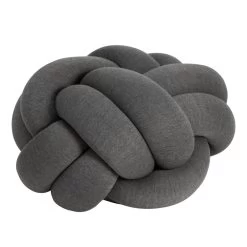 Design House Stockholm Knot Kissen, M, Grau