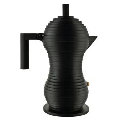 Alessi Pulcina Espressokocher, 6 Tassen, Schwarz