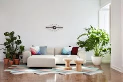 Vitra Eye Clock 8 Vitra Eye Clock -Dekohaus Verkauf 3346757 Soft Modular Sofa Soft Modular Ottoman Herringbone Pillows Eye Clock Cork stools Loiseau marble master