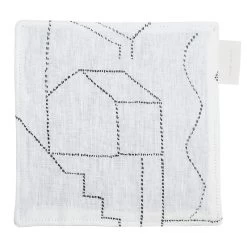 Topflappen/Untersetzer Unien Talo, Weiß