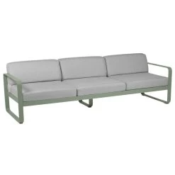 Bellevie 3-Sitzer-Sofa, Kaktusgrün – Flanellgrau