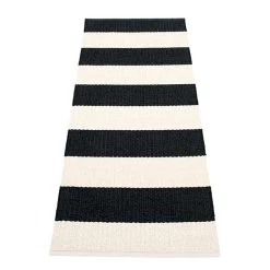 Teppich Bob, 70 X 200 Cm, Schwarz-vanille