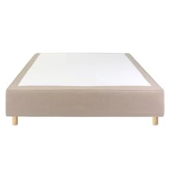 Base Skirt Bettschürze, Stoff Wooly, Sandbeige