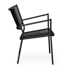 Jig Mesh Easy Stuhl, Schwarz -Dekohaus Verkauf 42Massproduction18 TH