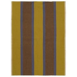 Ferm LIVING Hale Geschirrtuch, Limettengrün - Blau - Braun