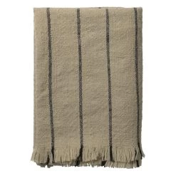 Ferm LIVING Calm Decke, 120 X 170 Cm, Kamelbraun - Schwarz