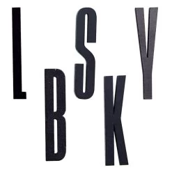 Design Letters Arne Jacobsen Holzbuchstaben, Schwarz, A–Ö -Dekohaus Verkauf 52DesignLetters iso