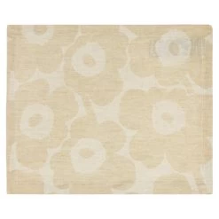 Marimekko Pieni Unikko Serviette, Gebrochen Weiß – Beige
