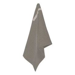 The Organic Company Küchenhandtuch/Tischset, Lehmbraun – Steingrau