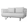 Nest 2-Sitzer-Sofa, Weiß -Dekohaus Verkauf 57522WSW
