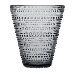 Iittala Vase Kastehelmi 154 Mm, Grau