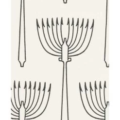 Atrain Tapete, Weiß/schwarz