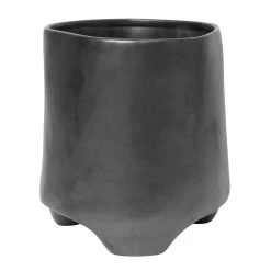 Ferm LIVING Esca Übertopf, Mittelgroß, 19 Cm, Schwarz