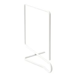 Wire Buchstütze, Quadratisch, Weiß