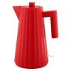 Alessi Elektrischer Plissé Wasserkocher, 1,7 L, Rot -Dekohaus Verkauf ALMDL06 R
