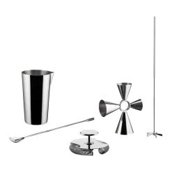 Alessi The Tending Box Mixerset, 5er-Set, Edelstahl