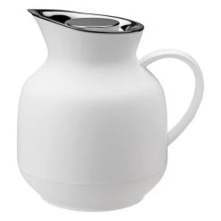 Stelton Amphora Isolierkanne Für Tee, 1 l, Weiches Weiß