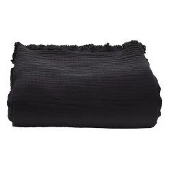 Arkki Tagesdecke, 240 x 270 cm, Schwarz