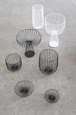 Serax Catu Korb Mit Ständer, Schwarz -Dekohaus Verkauf B7218558 sf2 1