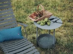 Dekohaus Verkauf 43 Bistro Metal Chaiselongue, Zedergrün