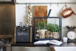 Lighthouse Laterne, Rechteckig, Dunkelgrau -Dekohaus Verkauf Box Lighthouse lavagrey