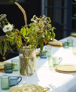 Hay Teller Rainbow, Mittelgroß, Hellgelb -Dekohaus Verkauf Bubble Vase Rainbow plates Tint Tumbler Borosilicate Cup