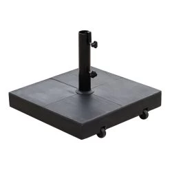 Sunshade Sonnenschirmsockel Mit Rollen, Schwarz