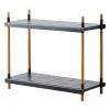 Frame Regal, Hoch, Teakholz – Aluminium -Dekohaus Verkauf Cane Line Frame rack 2 tall lavagrey ee