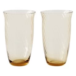 &Tradition Collect SC60 Trinkglas, 16,5 cl, 2 Stück, Bernsteingelb