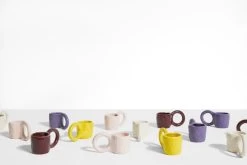 Donut Espressotasse, 2 Stück, Vanille -Dekohaus Verkauf DONUTS MUG SCENETTE 3
