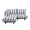 Fatboy Paletti Sofa, 3 Module, Links, Ozeanblau Gestreift -Dekohaus Verkauf FATBOY paletti set medium left stripe ocean blue FO105359 kb