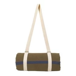 Ferm LIVING Yard Picknickdecke, Olivgrün – Leuchtendes Blau