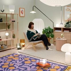 Terttu Teppich, Blau -Dekohaus Verkauf Finnish Design Shop Lights21034 hires