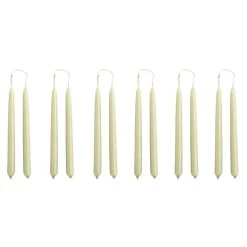Hay Mini Conical Kerzen, 12 Stück, Hellgrün