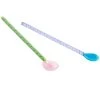 Hay Twist Glaslöffel, 2 Stück, Türkis Und Hellrosa -Dekohaus Verkauf Hay21 spoon4 SM