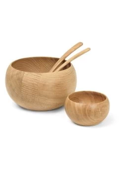 Kay Bojesen Menageri Schale, 14 Cm, Eiche -Dekohaus Verkauf KB 39103 39108 39109 3 1