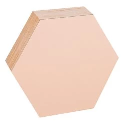 Noteboard, Sechseckig, 26 Cm, Puderblau